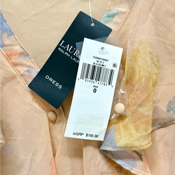 Lauren Ralph Lauren Georgette Ruffle Mini Dress - Picture 5 of 5